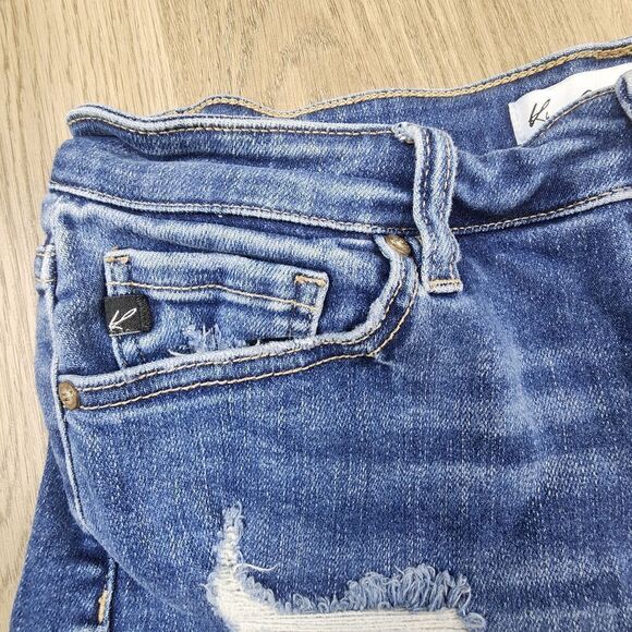 KanCan Distressed Denim Shorts size 29 - Picture 3 of 8